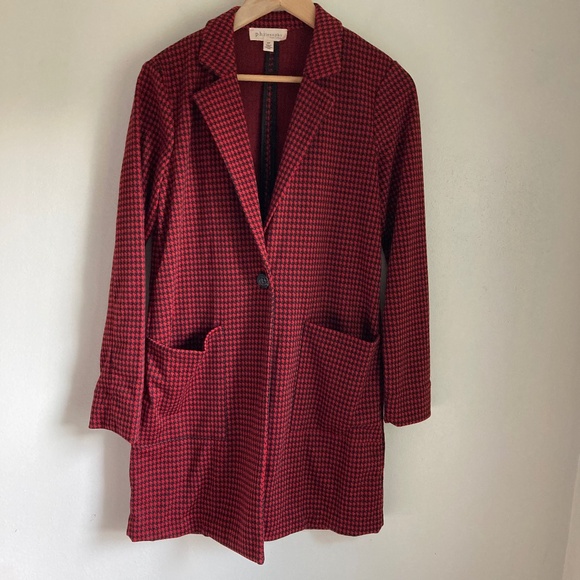 Philosophy women’s hounds Tooth pattern coat - Picture 1 of 8